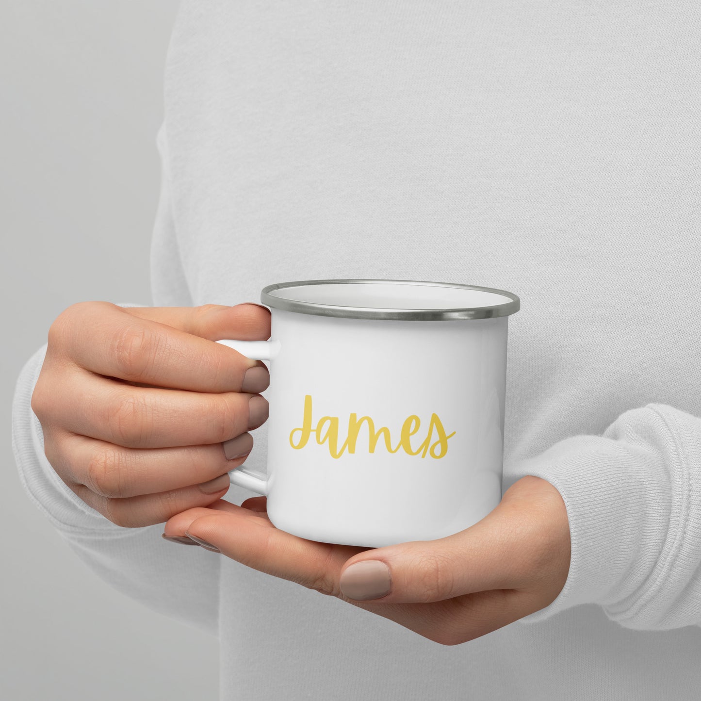 Personalised Name Enamel Mug