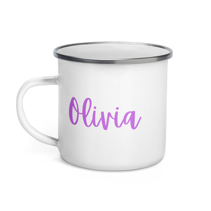 Personalised Name Enamel Mug